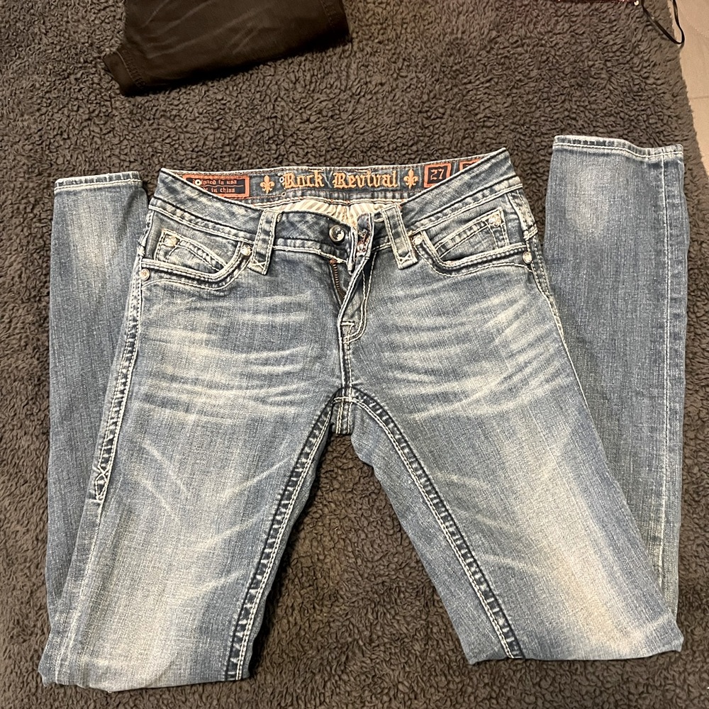 Rock revival skinny jeans